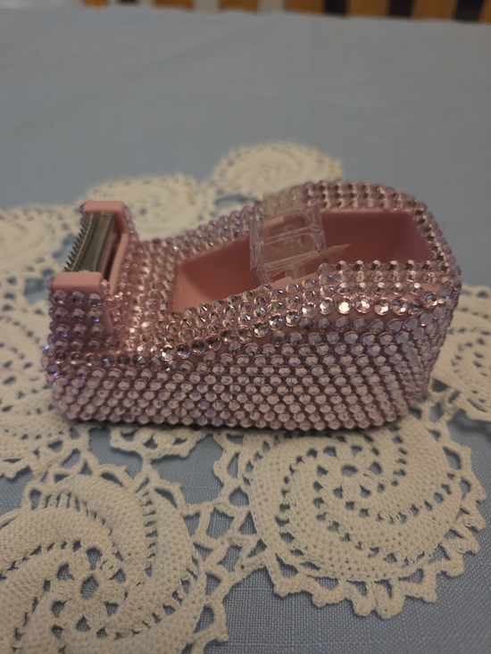 Other - Pink Blinged Tape Dispenser
